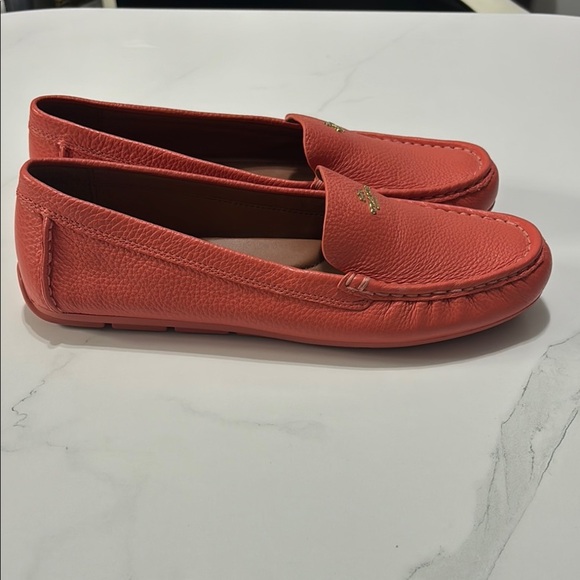 Coach Women's Red Loafers - Picture 2 of 5
